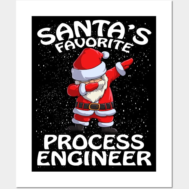 Santas Favorite Process Engineer Christmas Wall Art by intelus